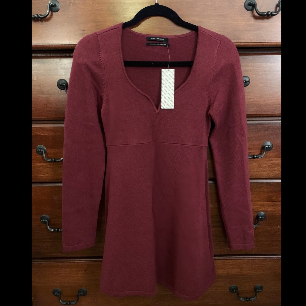 New, Never Worn Urban Outfitters Maroon Dress